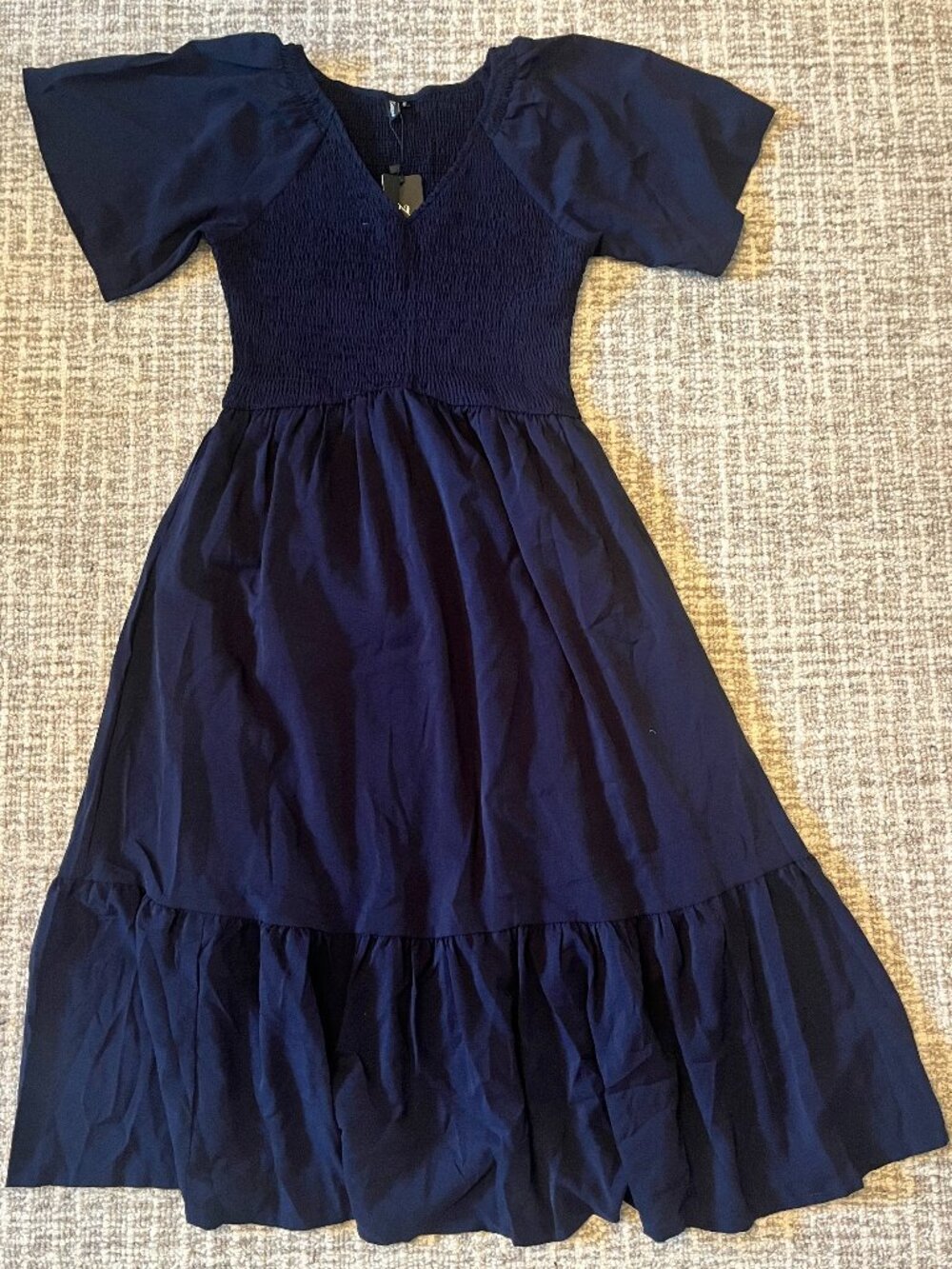 Zattcas Navy Blue Dress NWT